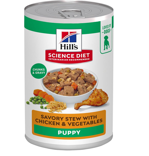 Hill's Science Diet Puppy Savory Stew with Chicken and Vegetables